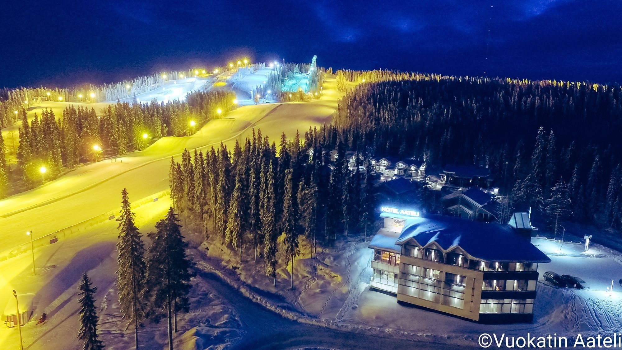 Hotel Aateli Hillside Вуокатти Экстерьер фото